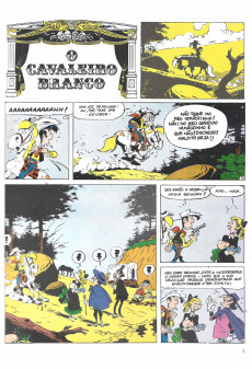 Extrait de Lucky Luke (en portugais - divers éditeurs) -43- O cavaleiro branco