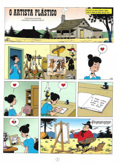 Extrait de Lucky Luke (en portugais - divers éditeurs) -71- O artista plástico