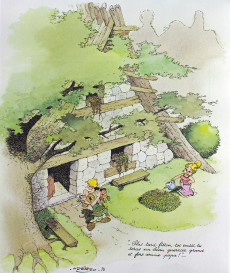 Extrait de Astérix (Hachette - La collection officielle) -HS- Comment Obélix est tombé dans la marmite du druide quand il était petit