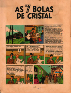 Extrait de Tintim (As aventuras de) (Flamboyant) -7- As 7 bolas de cristal