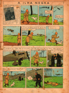 Extrait de Tintim (As aventuras de) (Flamboyant) -2- A ilha negra