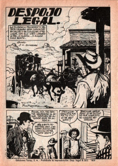 Extrait de Hazañas del Oeste (Toray - 1962) -12- Número 12