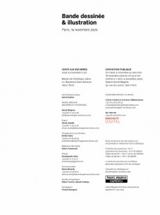 Extrait de (Catalogues) Ventes aux enchères - Daniel Maghen - Daniel Maghen - Bande dessinée & illustration - 19 novembre 2020 - Paris