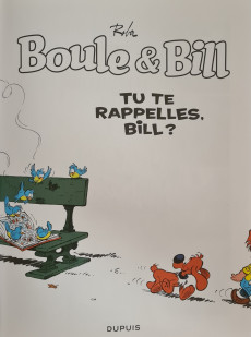 Extrait de Boule et Bill -02- (Édition actuelle) -6c2009- Tu te rappelles Bill ?