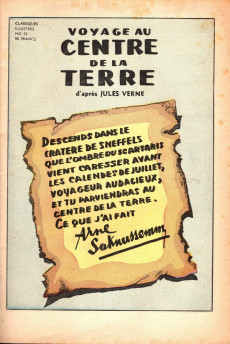 Extrait de Classiques illustrés (1re Série) -15- Voyage au centre de la Terre