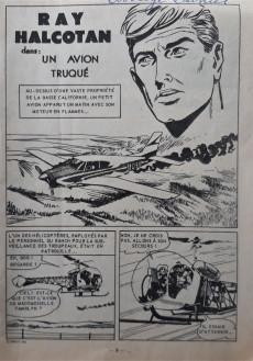 Extrait de Ray Halcotan (Artima) -63- Un avion truqué
