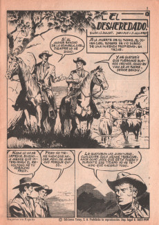 Extrait de Hazañas del Oeste (Toray - 1962) -62- Número 62