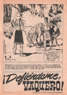 Extrait de Hazañas del Oeste (Toray - 1962) -65- Número 65