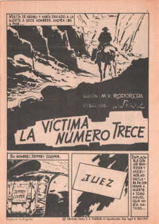 Extrait de Hazañas del Oeste (Toray - 1962) -67- Número 67