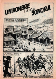 Extrait de Hazañas del Oeste (Toray - 1962) -105- Número 105