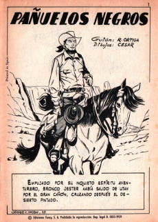Extrait de Hazañas del Oeste (Toray - 1962) -123- Número 123