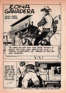 Extrait de Hazañas del Oeste (Toray - 1962) -139- Número 139