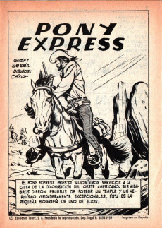 Extrait de Hazañas del Oeste (Toray - 1962) -164- Número 164