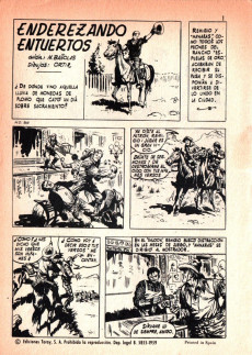 Extrait de Hazañas del Oeste (Toray - 1962) -166- Número 166