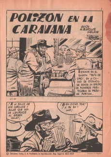Extrait de Hazañas del Oeste (Toray - 1962) -181- Número 181