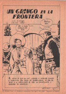 Extrait de Hazañas del Oeste (Toray - 1962) -183- Número 183