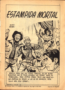 Extrait de Hazañas del Oeste (Toray - 1962) -186- Número 186
