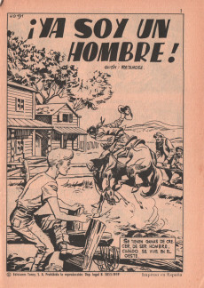 Extrait de Hazañas del Oeste (Toray - 1962) -191- Número 191