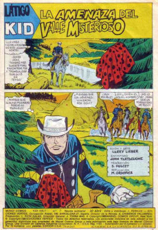 Extrait de Kid Colt (Ediciones Vértice - 1981) -7- La amenaza del valle misterioso