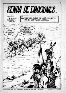 Extrait de Hazañas del Oeste (Toray - 1962) -207- Número 207