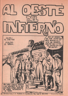 Extrait de Hazañas del Oeste (Toray - 1962) -231- Número 231
