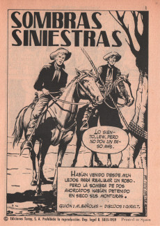 Extrait de Hazañas del Oeste (Toray - 1962) -238- Número 238