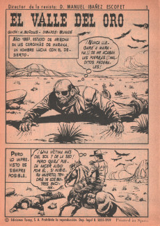 Extrait de Hazañas del Oeste (Toray - 1962) -244- Número 244