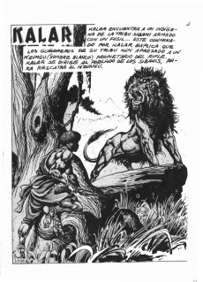 Extrait de Kalar (en espagnol - 1966 - Boixher) -20- Ídolo de oro