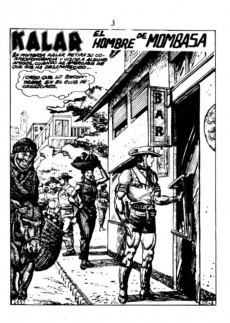 Extrait de Kalar (Extra) (en espagnol - 1969 - Boixher) -2- El hombre de Mombasa