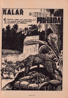 Extrait de Kalar (Extra) (en espagnol - 1969 - Boixher) -6- La ciudad perdida
