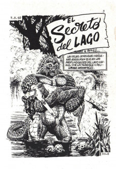 Extrait de Kalar (en espagnol - 1980 - Producciones editoriales S.A) -7- El secreto del lago