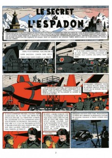 Extrait de Blake et Mortimer (Les aventures de) (Historique) -1e1977'- Le Secret de l'Espadon - Tome I - La Poursuite fantastique