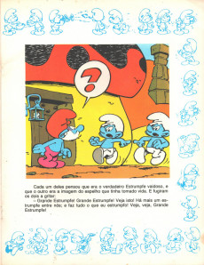 Extrait de Estrumpfes (Mini-aventuras dos) (Les Schtroumpfs en portugais) -3- O Estrumpfe e o espelho