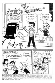 Extrait de Le jeune Archie (Éditions Héritage) -12- Tome 12