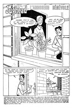 Extrait de Jughead (Éditions Héritage) -43- L'arroseur bénévole
