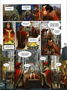Extrait de Les grands Personnages de l'Histoire en bandes dessinées -66- Clément V - Le sacrifice des Templiers