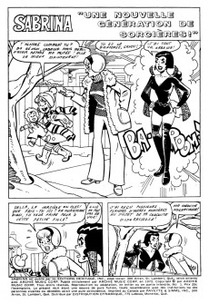 Extrait de Sabrina - La jeune sorcière (Éditions Héritage) -1- Une nouvelle génération de sorcières !