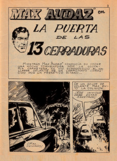 Extrait de Max Audaz (1re série - Vértice - 1965) -11- El misterio de las 13 cerraduras
