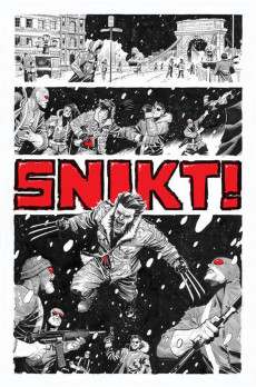 Extrait de Wolverine : Black, White & Blood