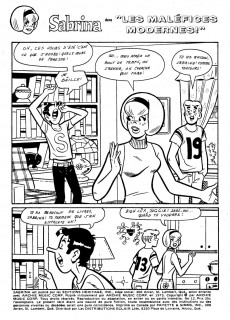 Extrait de Sabrina - La jeune sorcière (Éditions Héritage) -12- Les maléfices modernes !