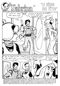 Extrait de Sabrina - La jeune sorcière (Éditions Héritage) -13- Le héros des fêtes