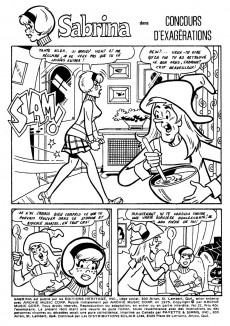 Extrait de Sabrina - La jeune sorcière (Éditions Héritage) -21- Concours d'exagérations