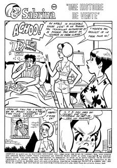 Extrait de Sabrina - La jeune sorcière (Éditions Héritage) -25- Une histoire de vente