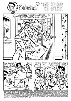 Extrait de Sabrina - La jeune sorcière (Éditions Héritage) -27- Une saison au soleil