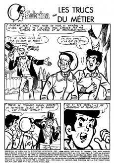 Extrait de Sabrina - La jeune sorcière (Éditions Héritage) -28- Les trucs du métier