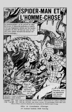 Extrait de Eclipso (Arédit) -70- Spider-man et l'Homme-Chose