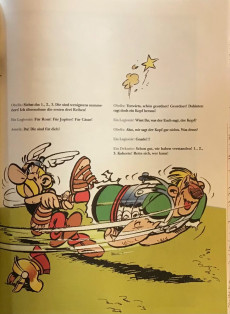 Extrait de Astérix (en allemand) -HS- Der goldene hinkelstein (Le menhir d'or)