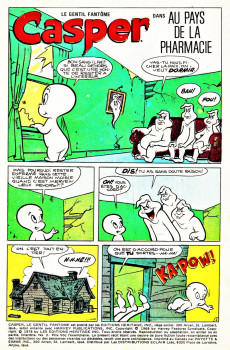 Extrait de Casper (Le gentil fantôme) (Éditions Héritage) -2- Au pays de la pharmacie