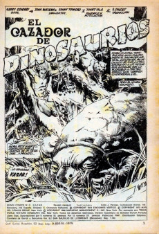 Extrait de Ka-Zar Vol.2 (Vértice) -4- Aguas oscuras - Rio des destino - El hombre que cazaba dinosaurios