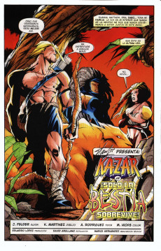 Extrait de Ka-Zar (Forum/Planeta DeAgostini - 1998) -19- ¡Sólo la bestia sobrevive!